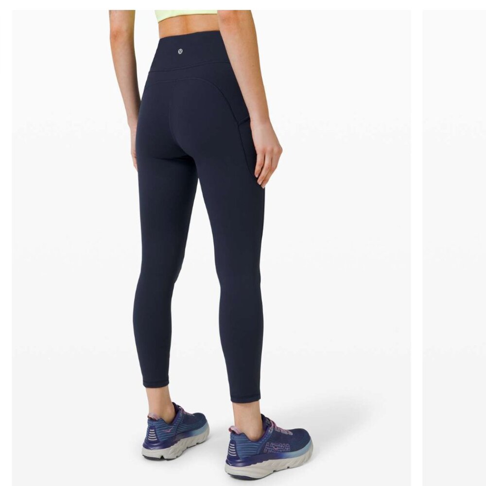 Lululemon Invigorate High-Rise Tight Navy 25" Size 2